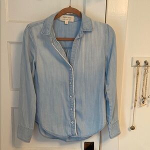 Cloth & stone chambray shirt XS